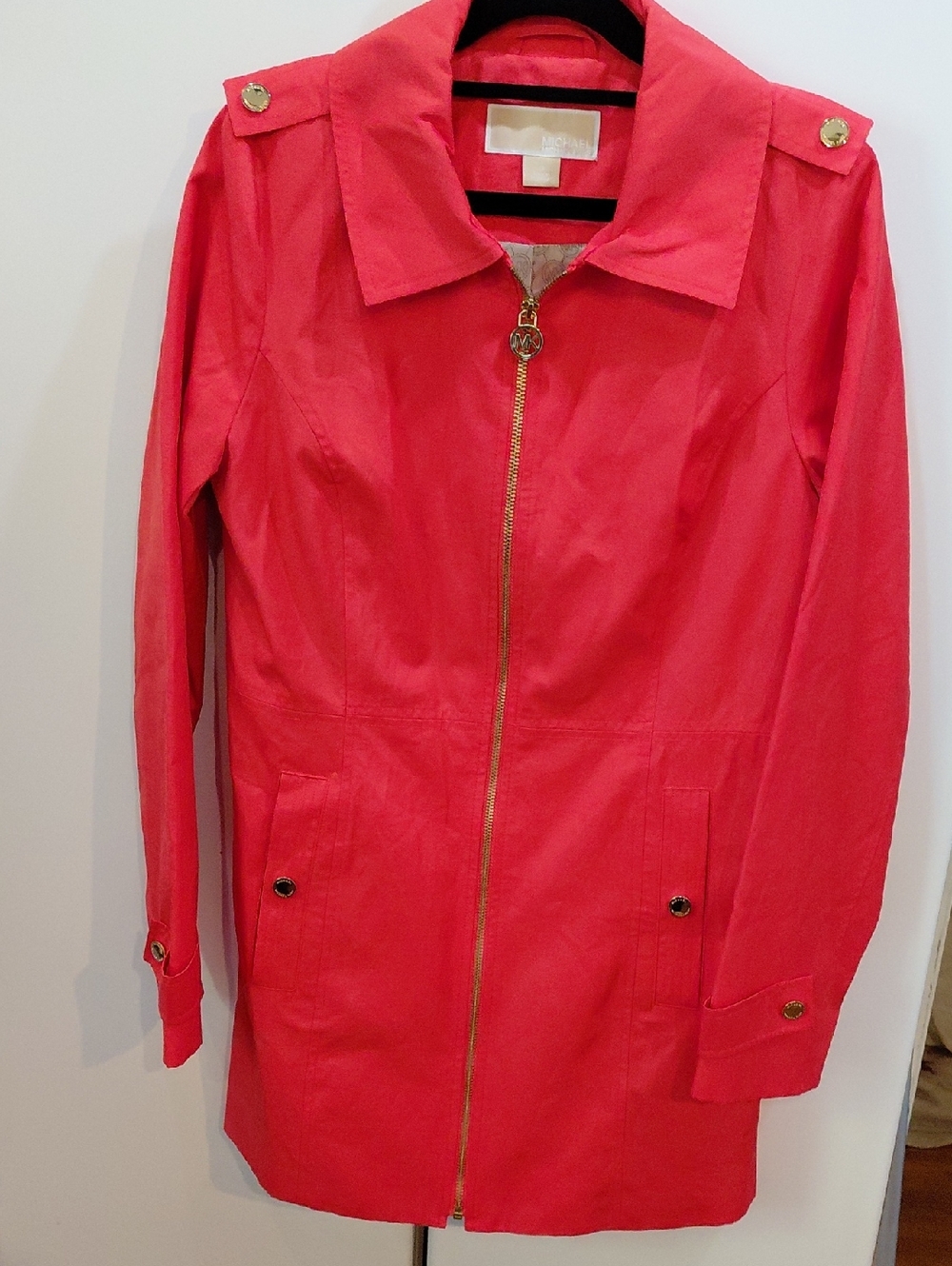 MICHAEL Michael Kors Orange Zip-Front Jacket